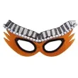 maska karnawalowa pomaranczowa kosmiczna