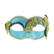 maska karnawalowa turkusowa glamour