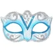 maska karnawalowa wenecja turkusowa