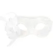 maska karnawalowa wenecka azurowa classic bialy boland