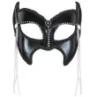 maska karnawalowa wenecka koraliki czarny widmann