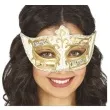 maska karnawalowa wenecka pozlacana zloty guirca