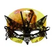 maska karnawalowa wilczyca azurowa czarny godan