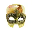 maska karnawalowa zloto czarna z korona