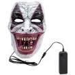 maska klaun psychopata led niebieski carnival toys