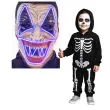 maska klaun psychopata led niebieski carnival toys