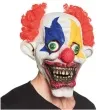 maska klaun z wlosami lateksowa boland