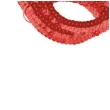 maska kocica czerwona cekinowa arpex