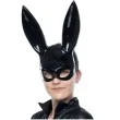 maska krolik z uszami czarna partypal