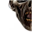 maska papierowa halloween zombie rozm uniwersalny