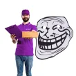maska papierowa trollface powergift