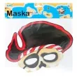 maska pirat korsarz papierowa 6 szt