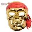 maska pirat zlota plastikowa