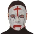 maska psychopata krwawy krzyz bialy guirca