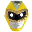 maska robot zolta plastikowa