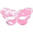 maska rozowy motyl cekinowa arpex