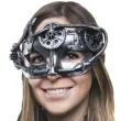 maska steampunk srebrna funnyfashion