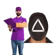 maska straznik squid symbol trojkata adult czarna guirca