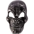 maska szkieletor czarno srebrna plastikowa carnival toys