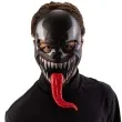 maska venom z dlugim jezorem plastikowa czarna carnival toys