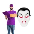 maska wampir dracula biala partypal
