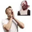 maska zombie z rozcieta glowa lateksowa smiffys