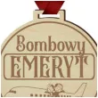medal bombowy emeryt drewniany 72 mm