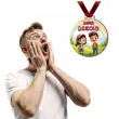 medal drukowany dzien dziecka super dziecko 72 mm