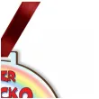 medal drukowany dzien dziecka super dziecko 72 mm
