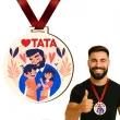 medal drukowany dzien ojca love tata 72 mm