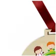 medal drukowany ukonczenia przedszkola drewniany 72 mm