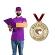 medal dziadek na medal drewniany 72 mm
