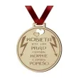 medal dzien kobiet kobieta jest jak prad drewniany 72 mm