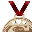 medal dzien kobiet super babka drewniany 72 mm