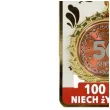 medal jestes super liczba 50 zloty passion cards