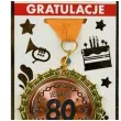medal jestes super liczba 80 zloty passion cards