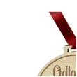 medal odlotowa emerytka drewniany 72 mm