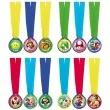 medal super mario amscan 12 szt 35 mm