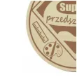 medal super przedszkolak drewniany 72 mm