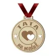 medal tata na medal drewniany 72 mm