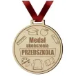 medal ukonczenia przedszkola drewniany 72 mm