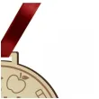 medal ukonczenia przedszkola drewniany 72 mm
