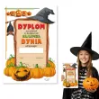 nagroda dyplom na halloween dzien dyni za udzial w konkursie najlepsza dynia pamiatka a5