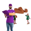 nakladki na buty elf skrzat brazowe guirca 33 cm