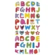 naklejki alfabet literki mix titanum 45 szt