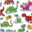 naklejki baby dinozaury mix titanum 21 szt