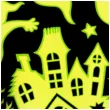 naklejki fluorescencyjne halloween duchy na zamku carnival toys