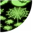 naklejki fluorescencyjne halloween mix zielone widmann
