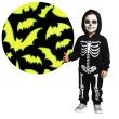 naklejki fluorescencyjne halloween nietoperze carnival toys