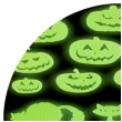 naklejki fluorescencyjne halloween zielone widmann